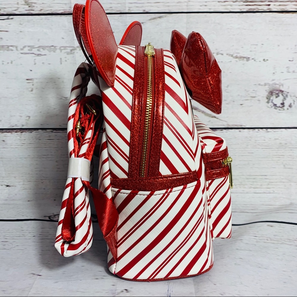 Disney Parks Christmas Loungefly Mini Backpack - Picture 3 of 14